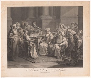 Concert for the Sultan by Claude Antoine Littret de Montigny