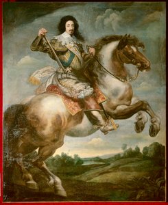 Equestrian Portrait of Louis XIII by Claude Deruet