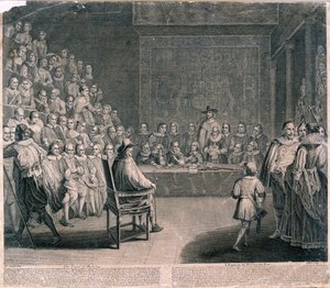 Trial of King Charles I, Palace of Westminster by Claude Dubosc