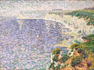 A View Of The Cliffs At Etretat by Claude Emile Schuffenecker