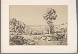 Landscape with Road (Vues des Sites les Plus Célèbres de la Grèce Antique)
