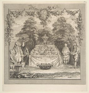 The Collation Prepared in a Garden