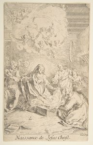 Nativity by Claude Gillot, Jacques Gabriel Huquier