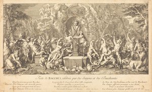 Feast of Bacchus Celebrated by Satyrs and Bacchanales