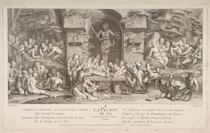 The Passion for Gambling by Claude Gillot