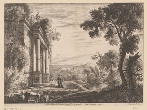 Landscape with Figures in Front of an Ancient Ruin