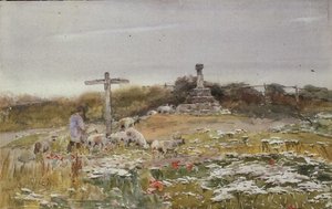 At the Crossroads by Claude Hayes