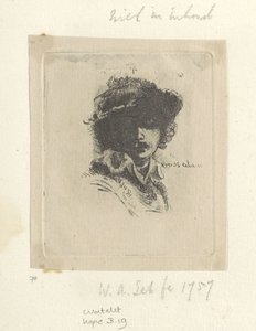 Self-Portrait with Saskia: Only Rembrandt by Claude Henri Watelet