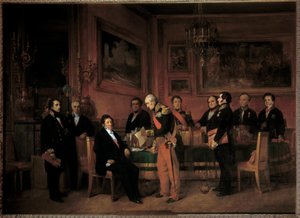 Council of Ministers at the Palais des Tuileries, Marechal Soult Presents to Louis Philippe I the Law of Regency on August 15