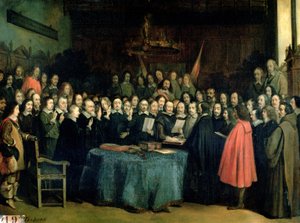 The Swearing of the Oath of Ratification of the Treaty of Munster, 15th May 1648