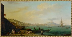 A View of Naples and Vesuvius