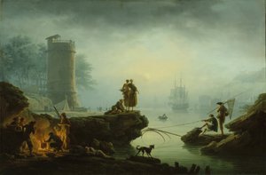 Morning, 1760 by Claude Joseph Vernet