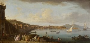 Naples, a View of the Bay from the South, c.1742 by Claude Joseph Vernet