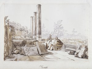 Ruins of the Temple of Serapis at Pozzuoli, 1750