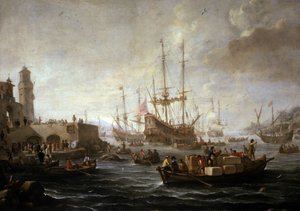 Seascape by Claude Joseph Vernet