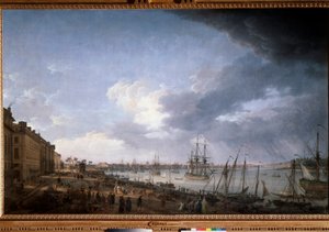 The Port of Bordeaux by Claude Joseph Vernet
