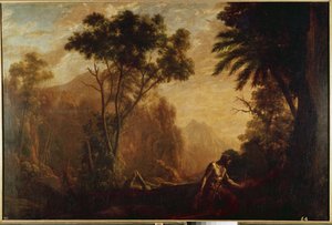 Landscape with Saint Onuphrius by Claude Lorrain