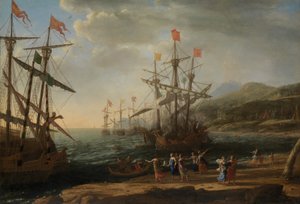 The Trojan Women Setting Fire to Their Fleet