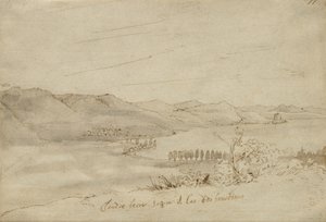 A View of Lake Bracciano by Claude Lorrain