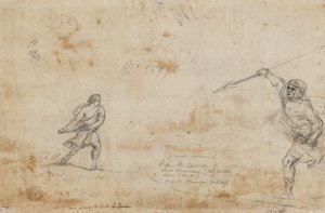 David and Goliath by Claude Lorrain
