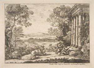 Mercury and Argus by Claude Lorrain