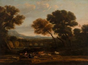 Pastoral Landscape by Claude Lorrain