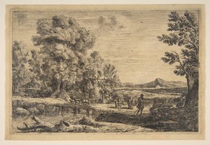 Rebecca and Eliezer, ca. 1638-41 by Claude Lorrain