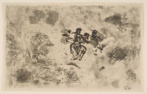 Seated Woman and Other Sketches by Claude Lorrain