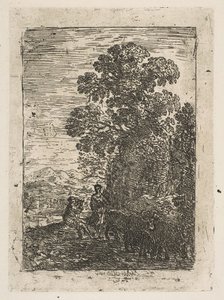 The Herdsman and the Shepherdess, ca. 1630 by Claude Lorrain