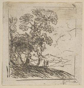 The Two Landscapes Right Tree by Claude Lorrain