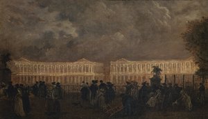 Illumination of Place Louis-XV for the Birth of the Dauphin, October 1781