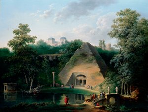 The Pyramid at the Chateau de Maupertuis