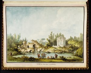 Vue du Belvédère et du Rocher, from Recueil des plans du Petit Trianon by Richard Mique