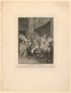 The Triple Drunkenness by Claude Louis Desrais