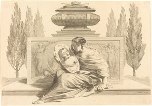 Allegory in Honor of Anne of Austria by Claude Mellan