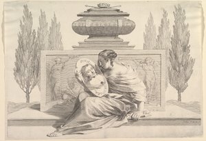 Allegory in Honor of Anne of Austria by Claude Mellan