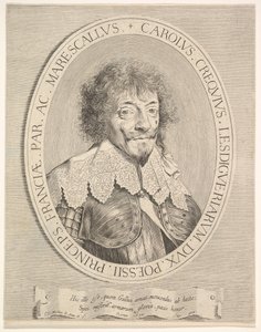 Charles I de Créquy, Duke of Lesdiguières, 1633 by Claude Mellan