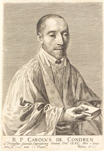 Charles de Condren by Claude Mellan