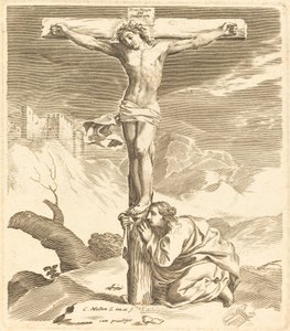 Christ on the Cross by Claude Mellan