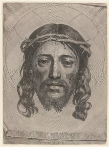 Face of Christ by Claude Mellan