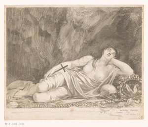 St. Mary Magdalene Lying in a Cave