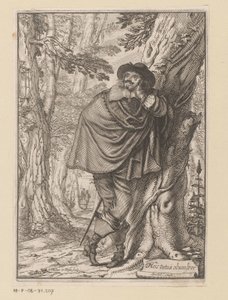 James Howell Leaning Against a Tree