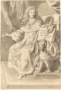 Louis XIV by Claude Mellan