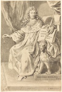 Louis XIV by Claude Mellan