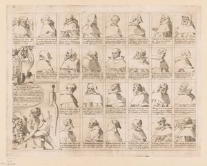 Martyrs of the Order of Our Lady of Mercy (bottom right part) by Claude Mellan