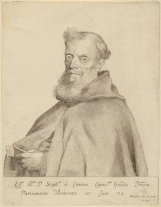 Portrait of Étienne da Cesena by Claude Mellan