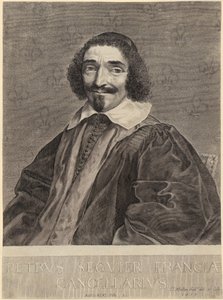 Portrait of Chancellor Pierre Séguier by Claude Mellan