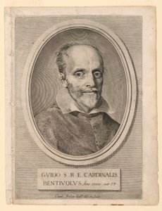 Portrait of Cardinal Guido Bentivoglio by Claude Mellan