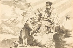 Saint Francis Adoring the Christ Child