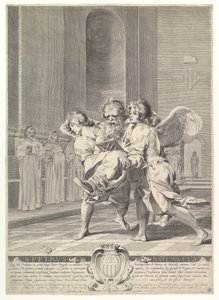 Saint Peter Nolasque by Claude Mellan